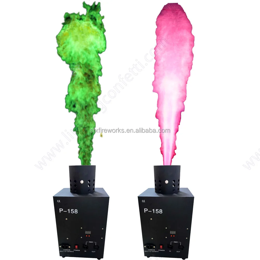 Confetti Cannon Tube - Colorful Flame 200w DMX Fire Machine