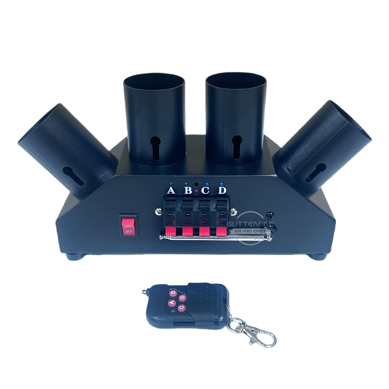 Confetti Cannon Tube - Cold Indoor Stage Fountain Remote Control