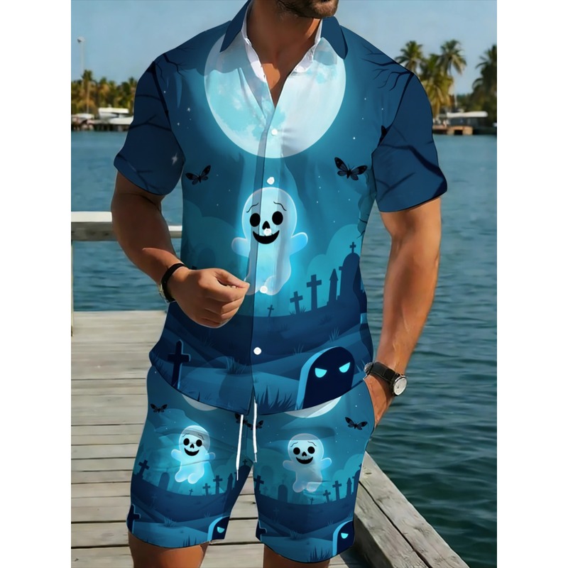 Event & Party Supply Photos - Premium Mens Two Piece Halloween Themed