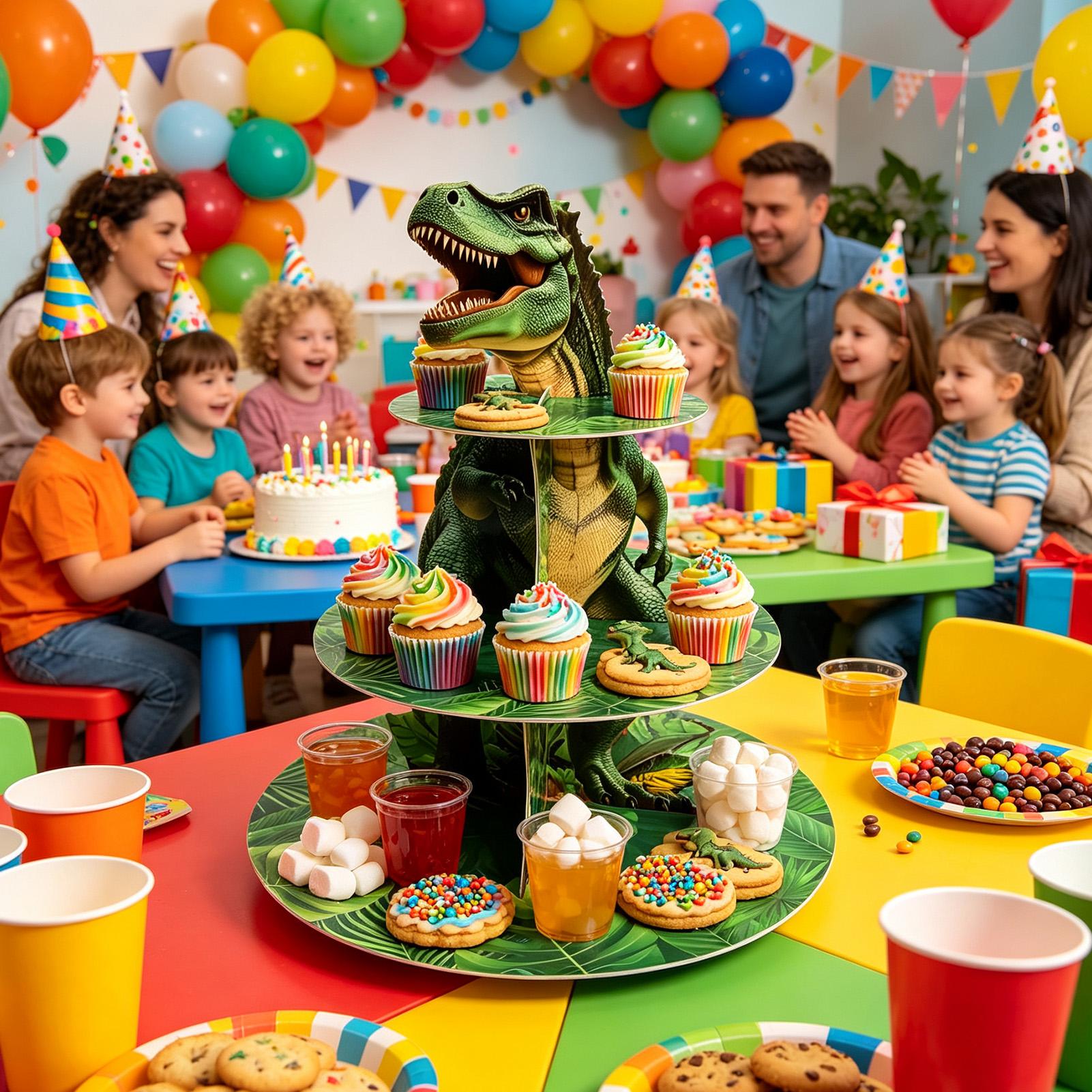 Cupcake Stand 3 Tiers Dinosaur - Cupcake Stand Tier review and price