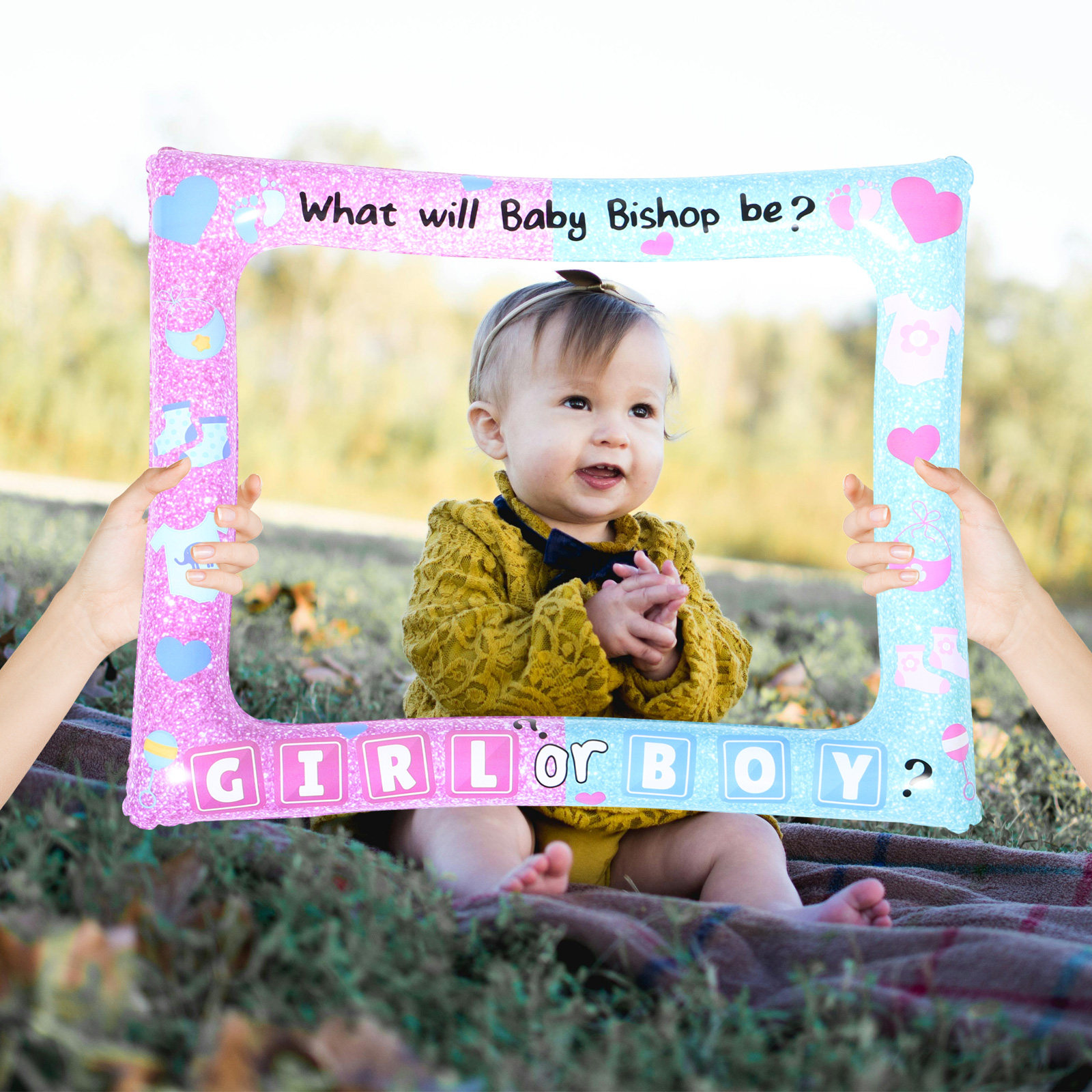 Baby Gender Reveal Photo Booth - Photo Booth Frame review and price
