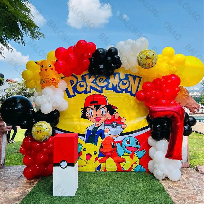 126pcs Cartoon Pikachu Theme B - Balloon Arch Kit review and price