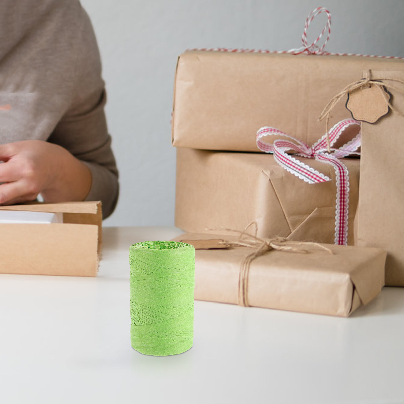 Colored Raffia Paper String Fl - Papercraft Supply Ribbon review and price