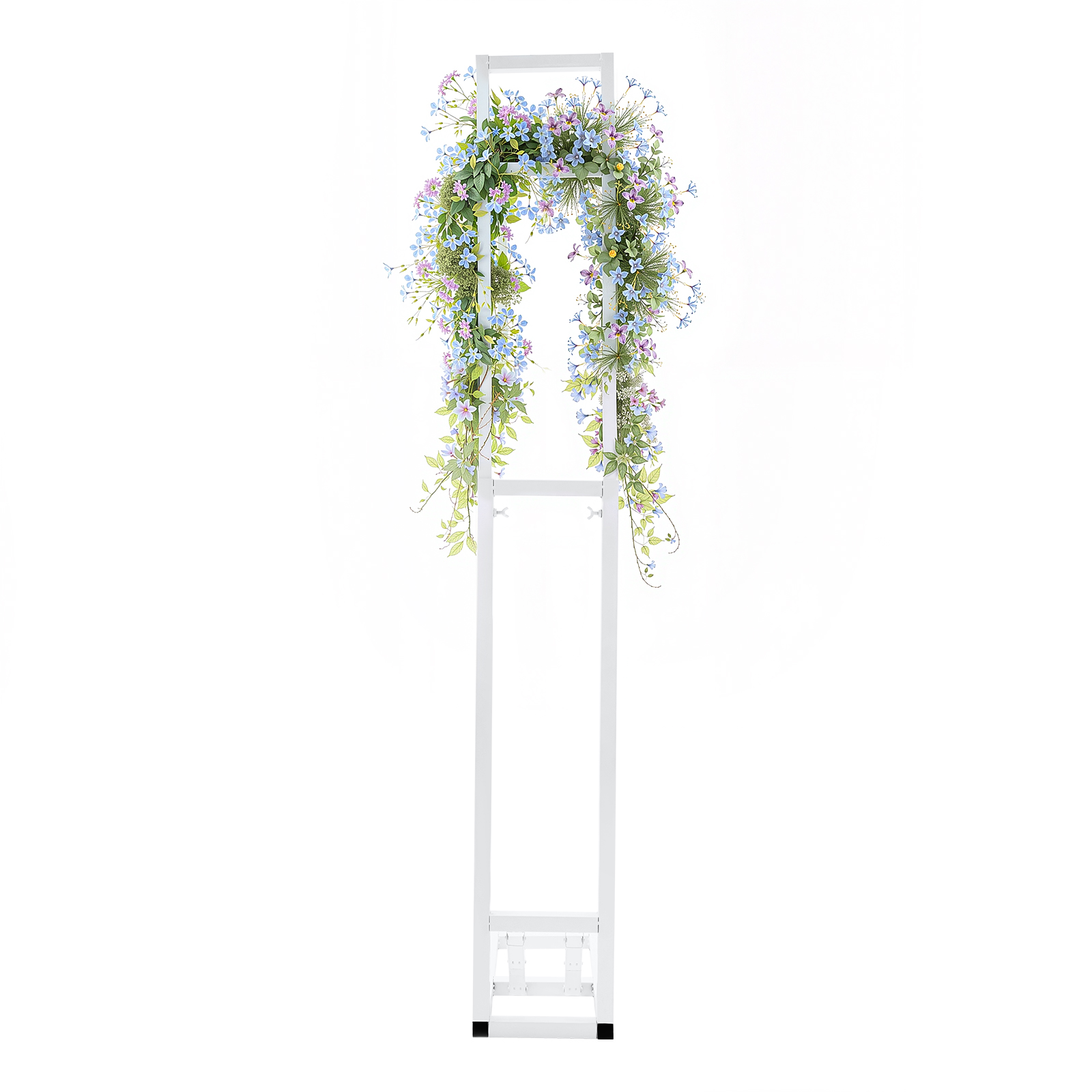 White Freestanding Iron Weddin - Photo Booth Frame review and price