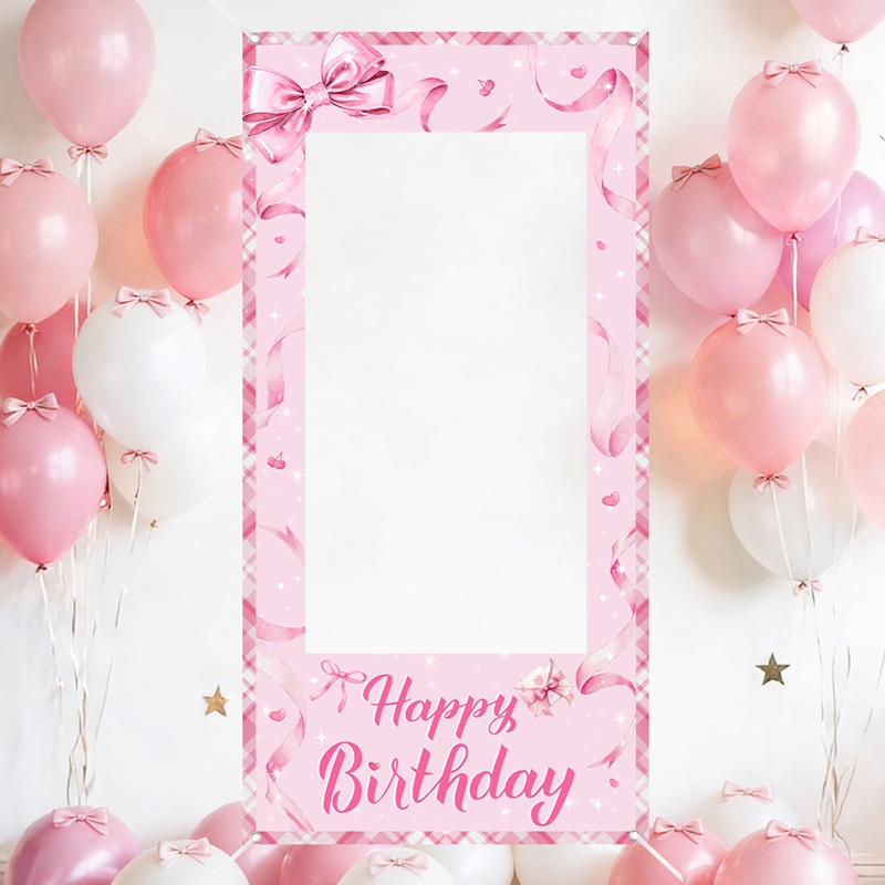 Pink Bow Photo Booth Frame Swe - Photo Booth Frame review and price