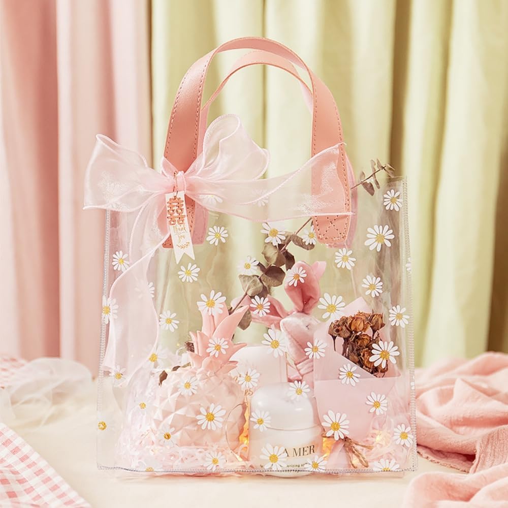 Daisy Print Clear PVC Gift Tot - Event Party Shop review and price