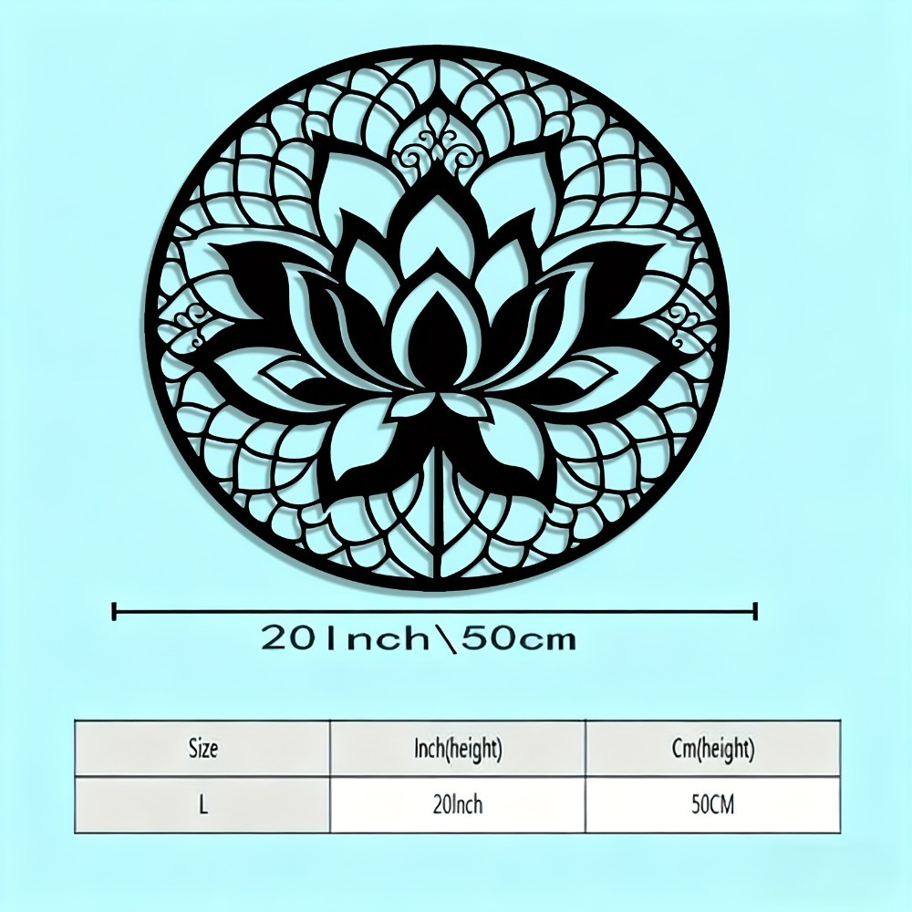 Lumiho Metal Wall Art Lotus Fl - Flower Wall Panel review and price