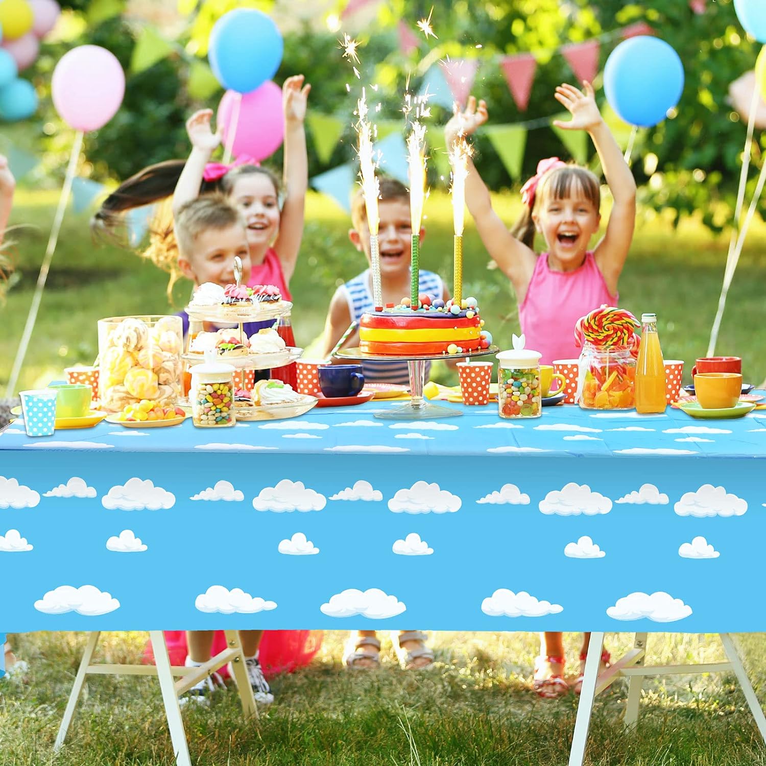 Toyss Inspired Birthday Party  - Table Cloth Disposable review and price