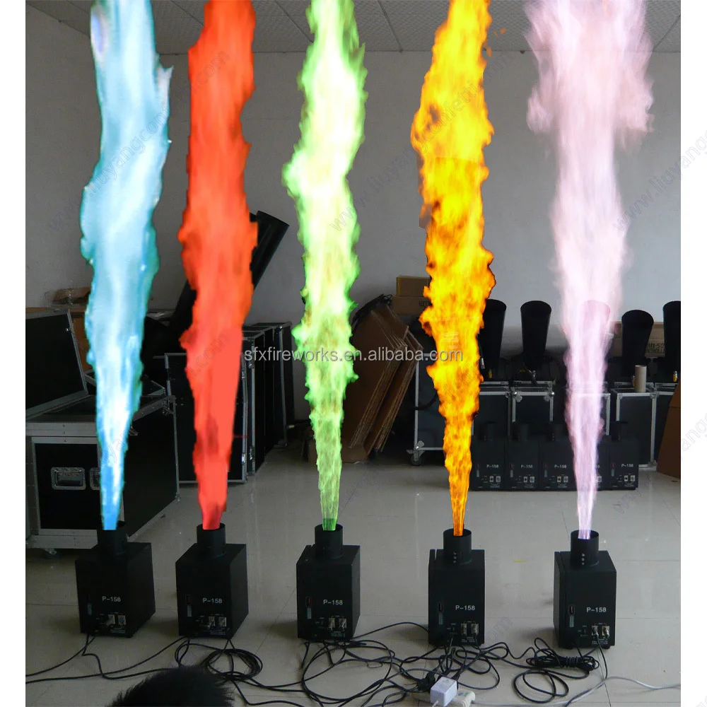 Colorful Flame 200w DMX Fire M - Confetti Cannon Tube review and price