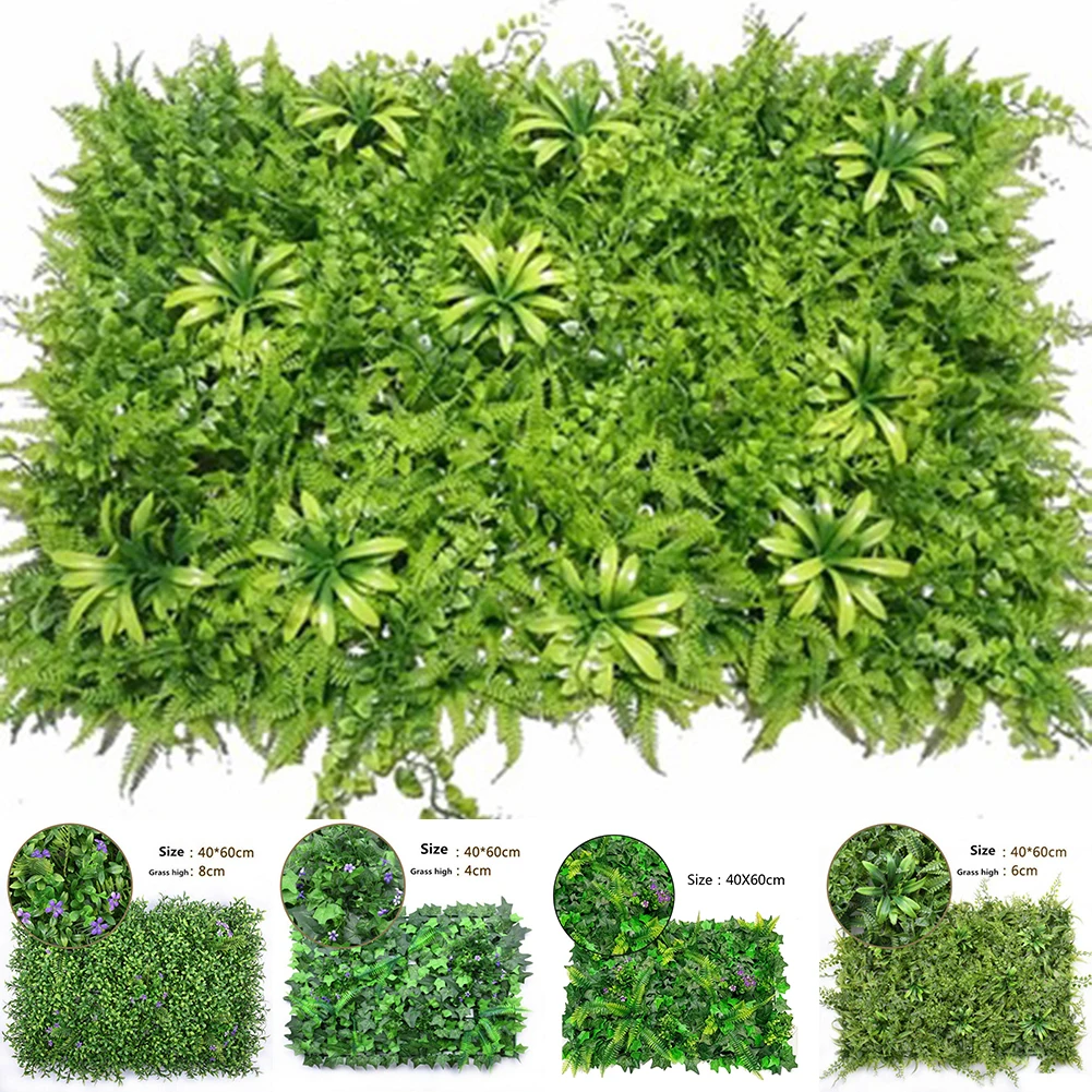 40*60cm Artificial Lawn Plant  - Flower Wall Panel review and price