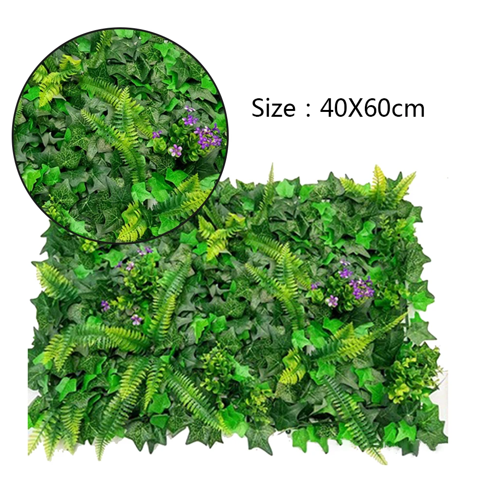 40*60cm Artificial Lawn Plant  - Flower Wall Panel review and price