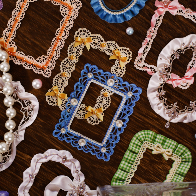 1pack/8pcs Vintage Ribbon Bord - Papercraft Supply Ribbon review and price