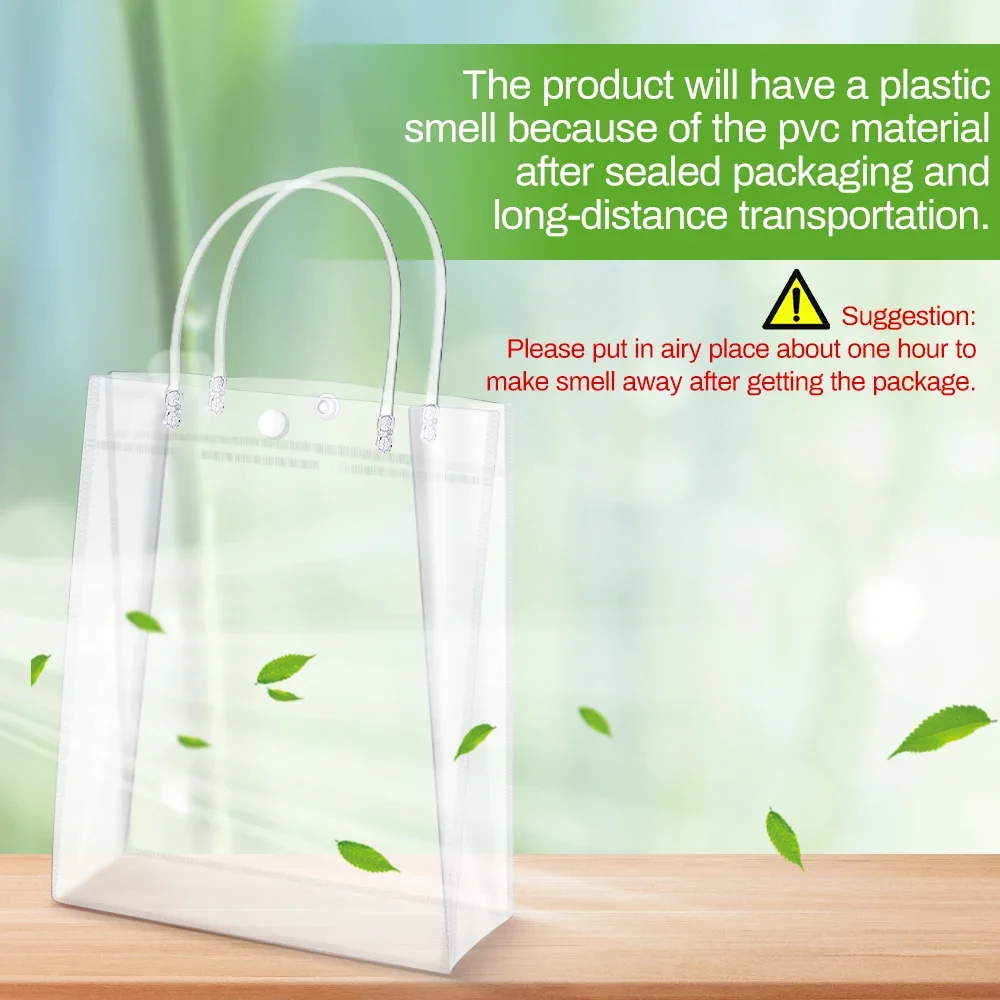 Clear PVC Gift Bags with Handl - Event Party Shop review and price