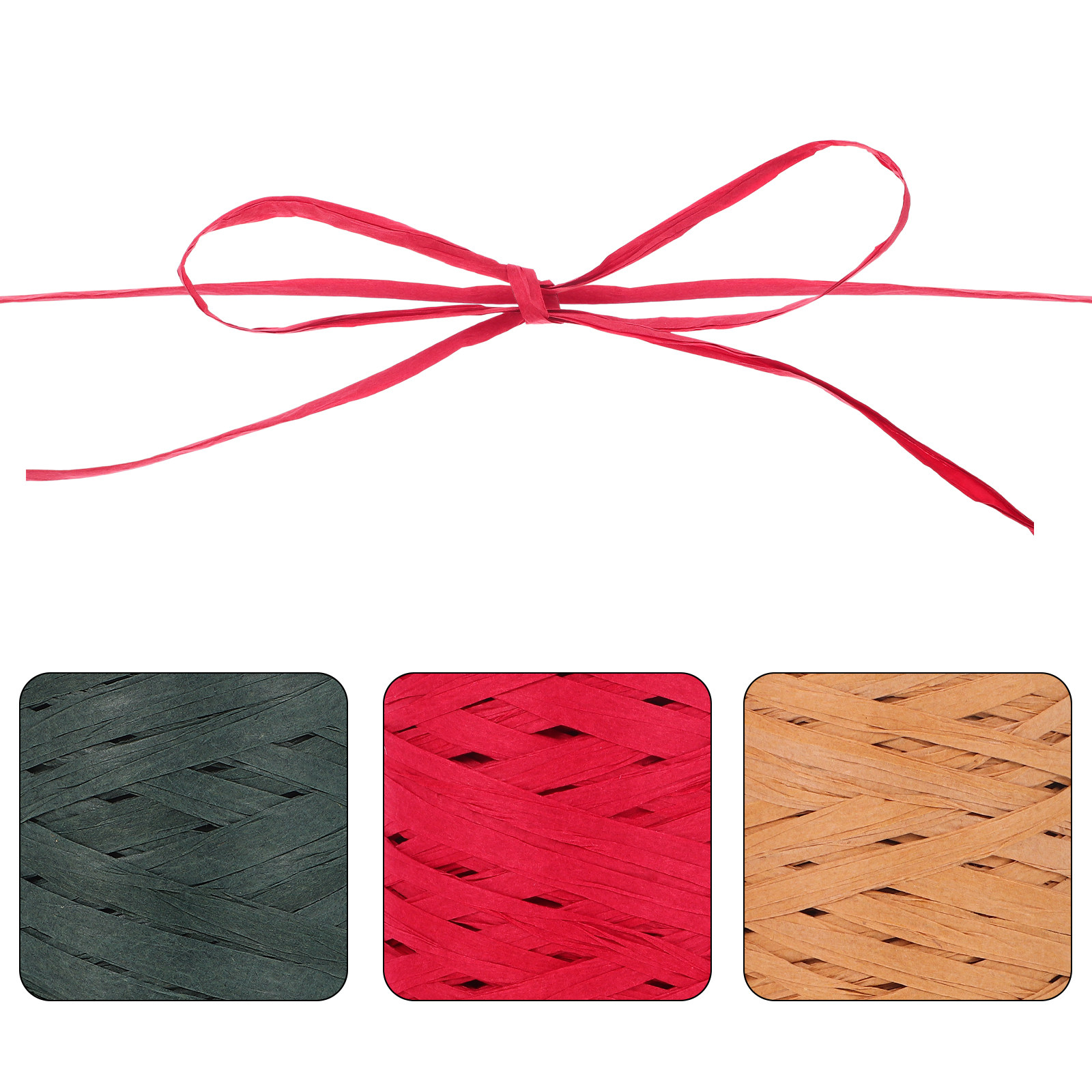 3 Rolls Rustic Raffia Paper Ri - Papercraft Supply Ribbon review and price
