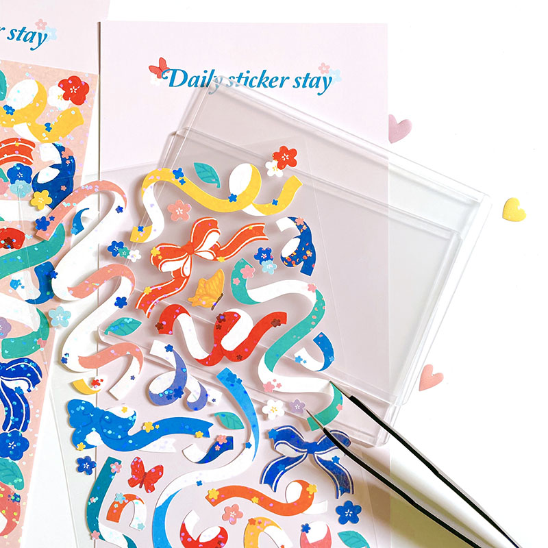Bonito B6075 Flower Ribbon Sti - Papercraft Supply Ribbon review and price