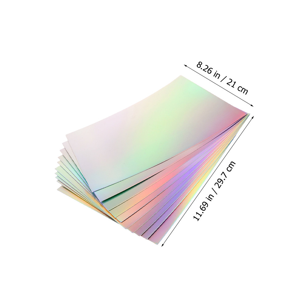 10Sheets Holographic Cardstock - Papercraft Supply Invitation review and price