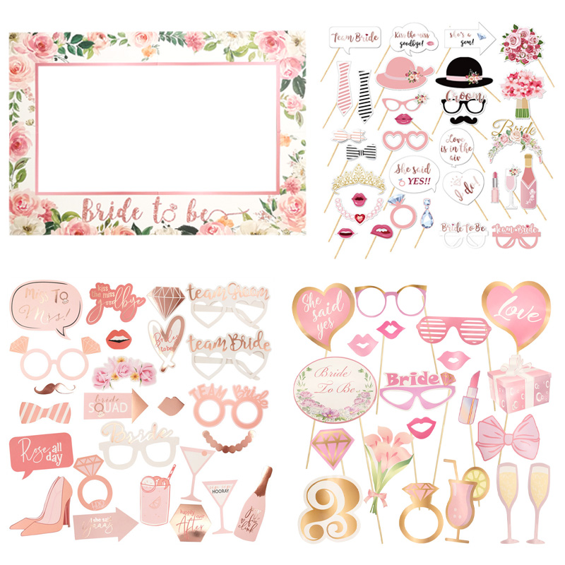 Bride To Be Photo Booth Props  - Photo Booth Frame review and price