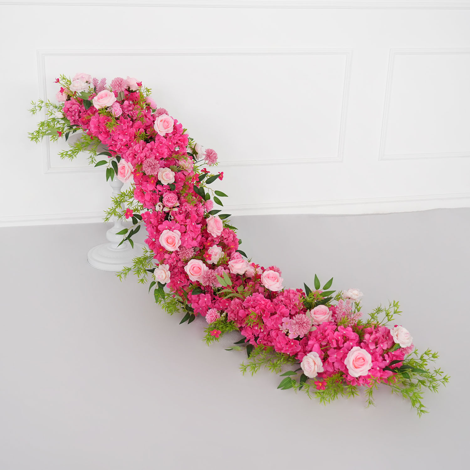 Uflower 1m/2m Pink Rose Hydran - Flower Wall Panel review and price