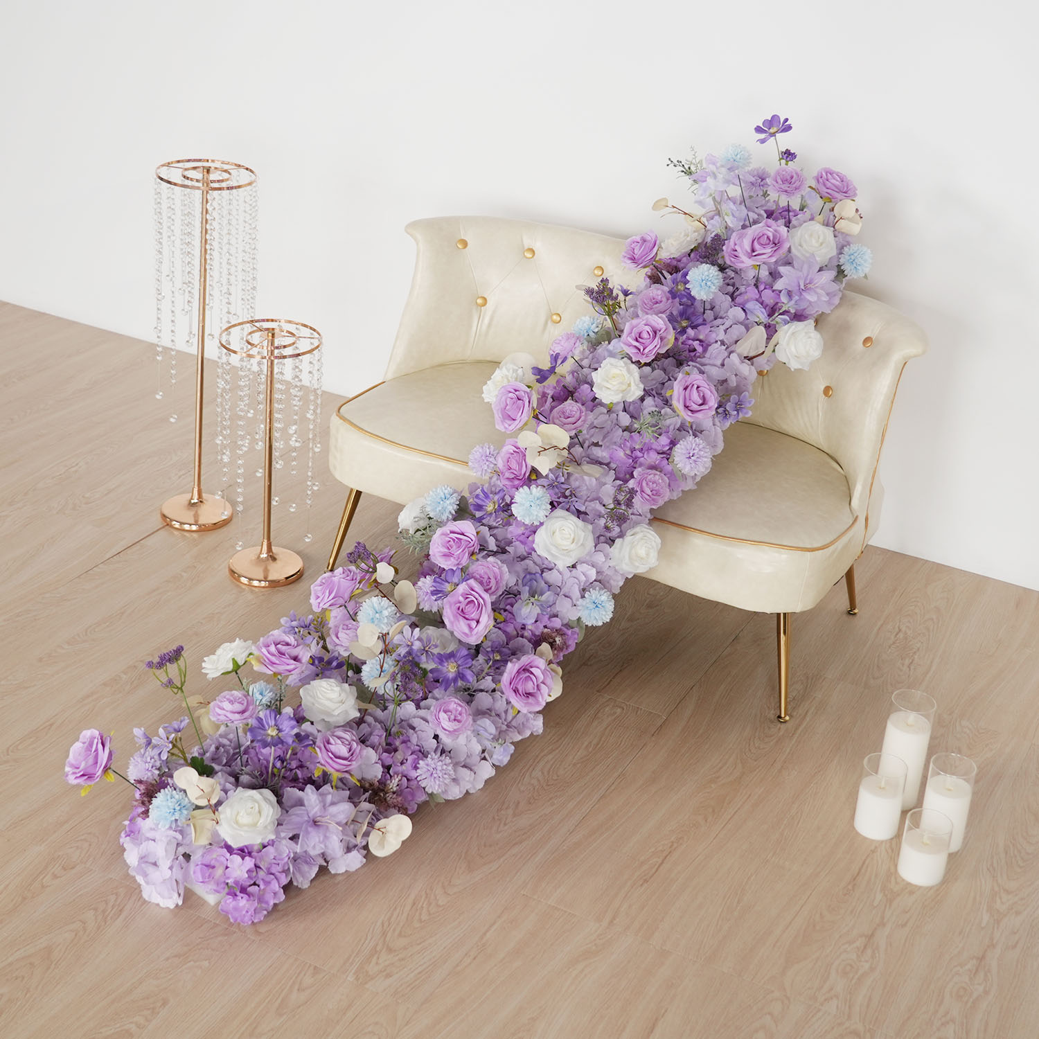 Uflower Purple Artificial Flow - Flower Wall Panel review and price