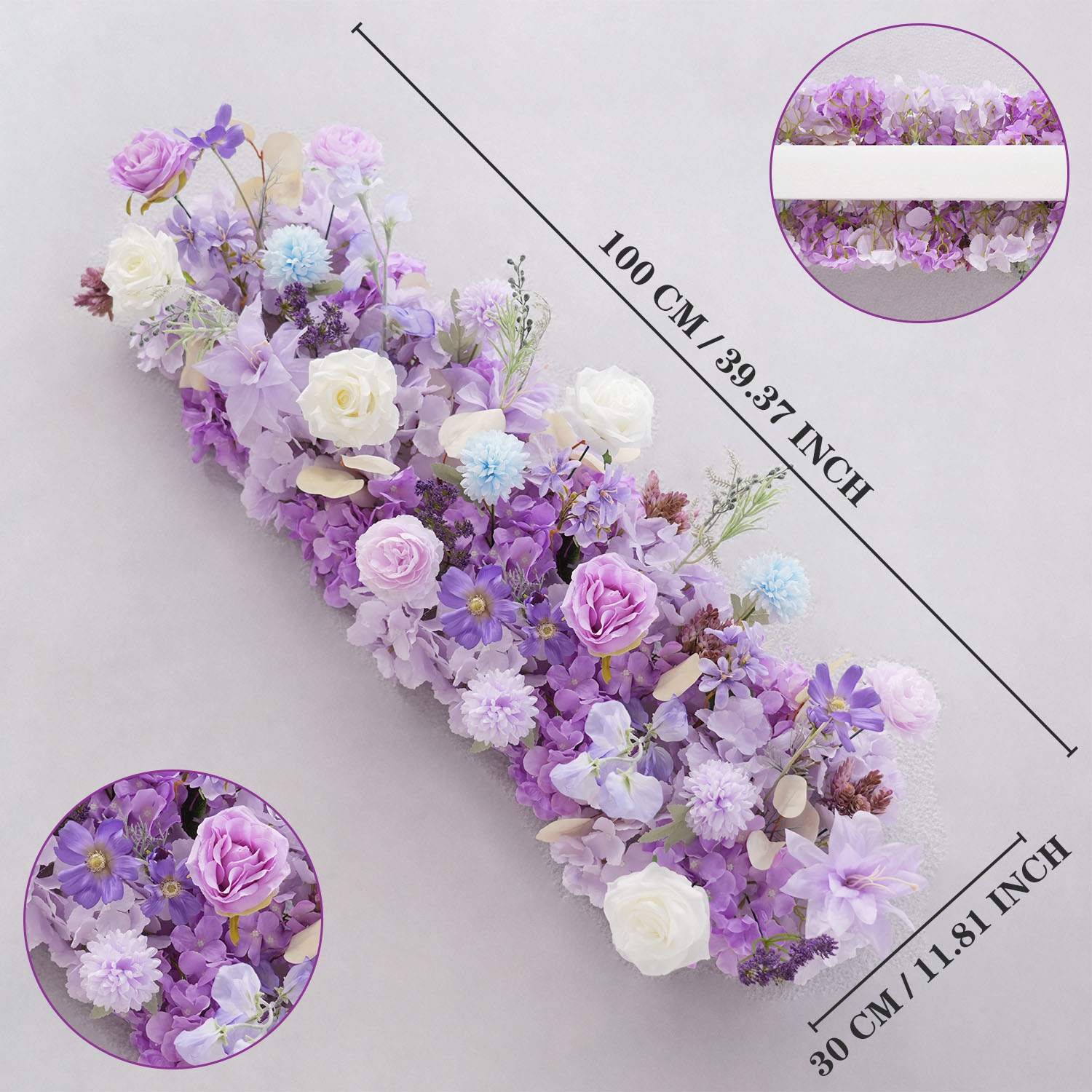 Uflower Purple Artificial Flow - Flower Wall Panel review and price