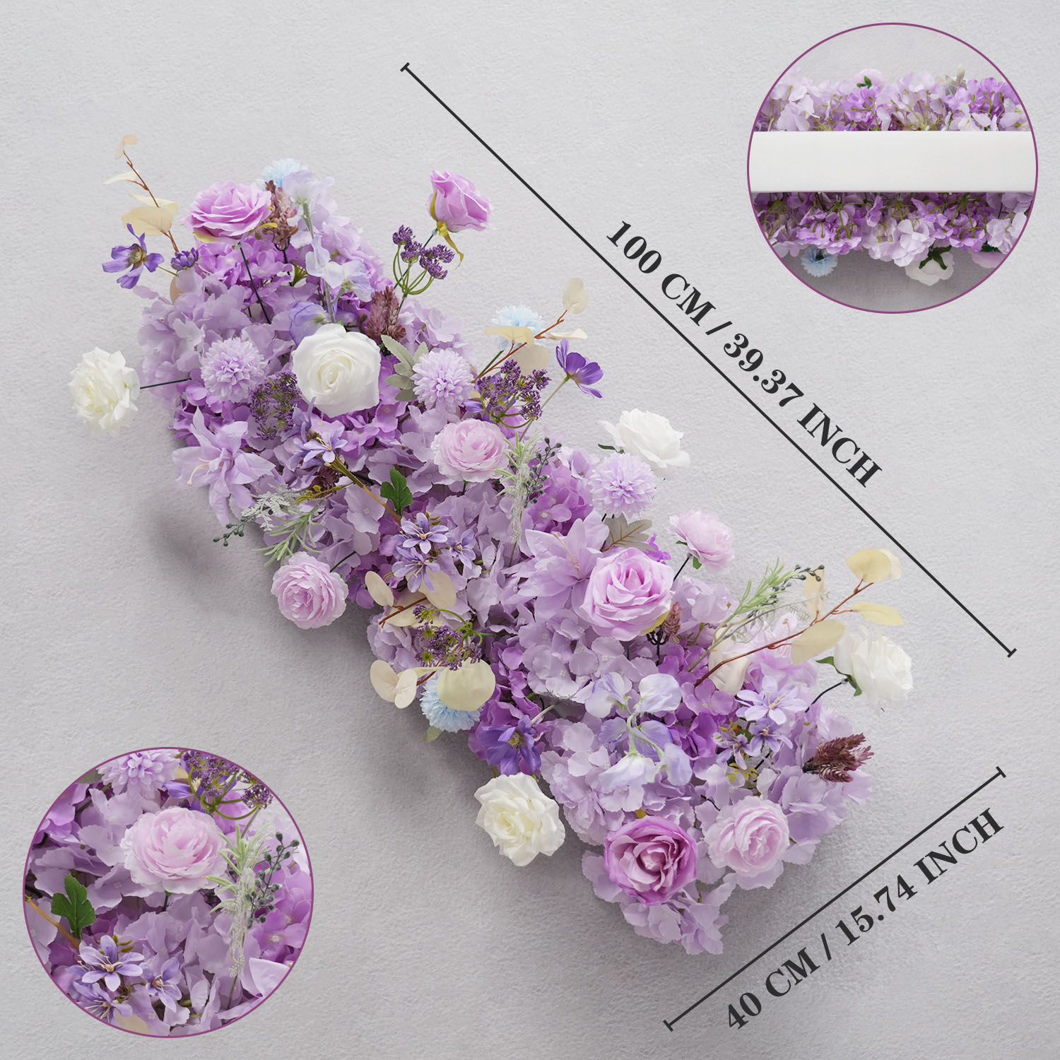 Uflower Purple Artificial Flow - Flower Wall Panel review and price