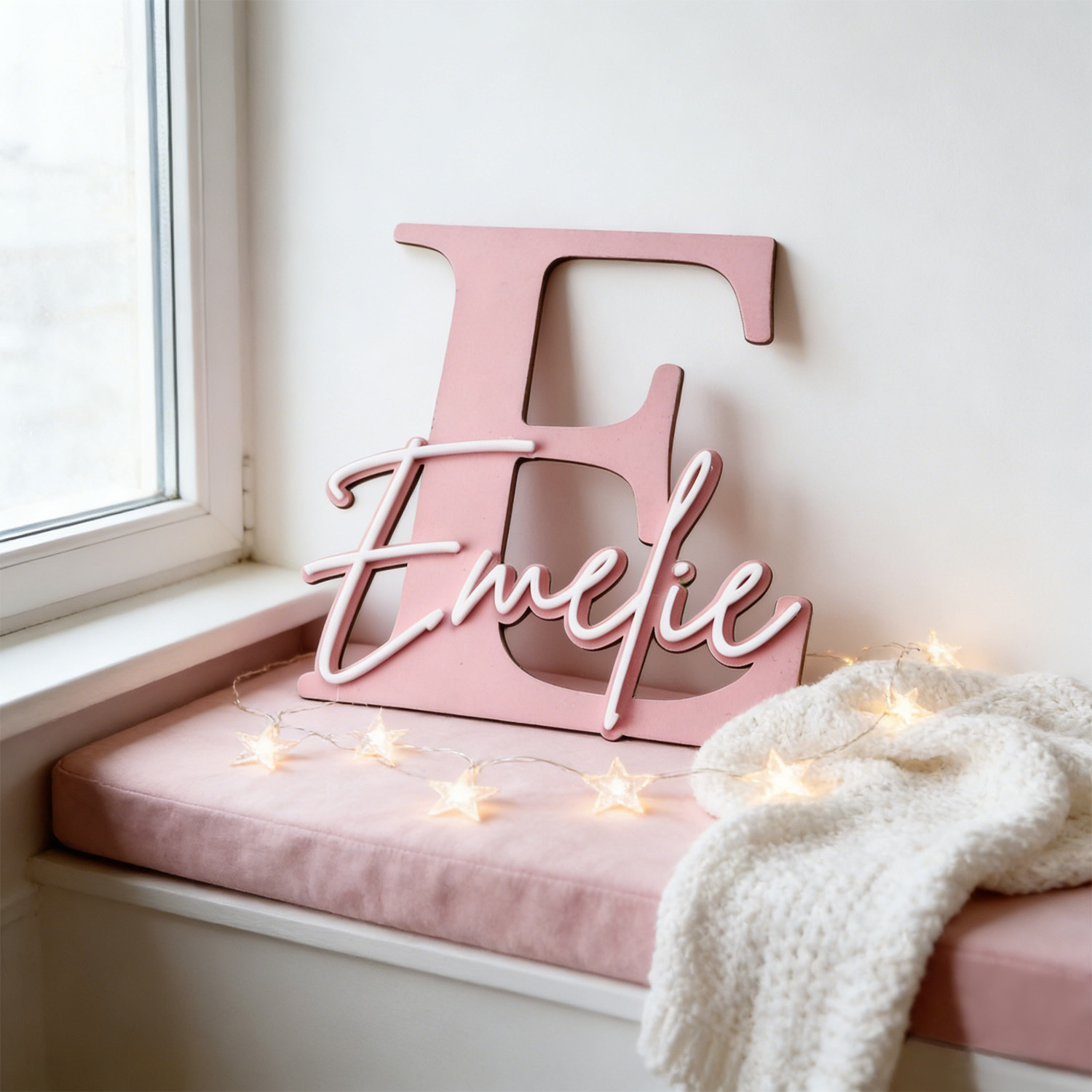 1pc Double-layer Wooden Name D - Eve Party review and price