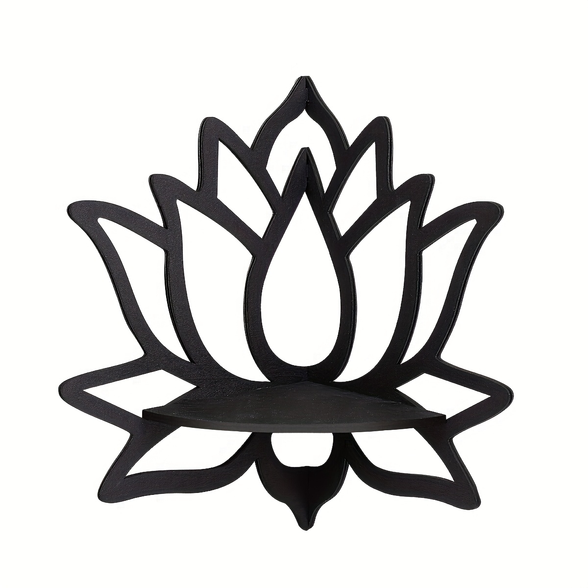 Lotus Corner Floating Shelf, H - Flower Wall Panel review and price