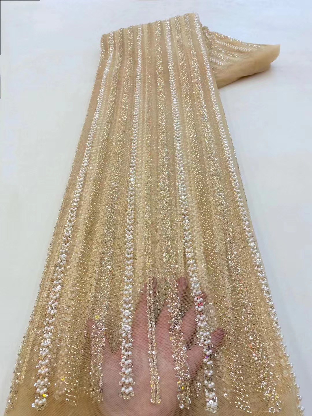 High Quality African Nigerian  - Glitter Tablecloth review and price