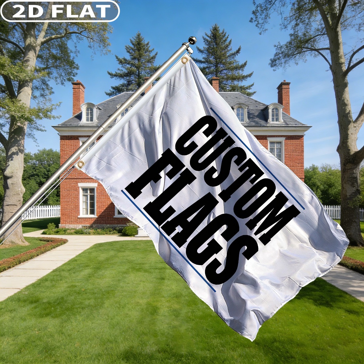 1pc Custom Flag with Image/Log - Event & Party Supply Photos review and price